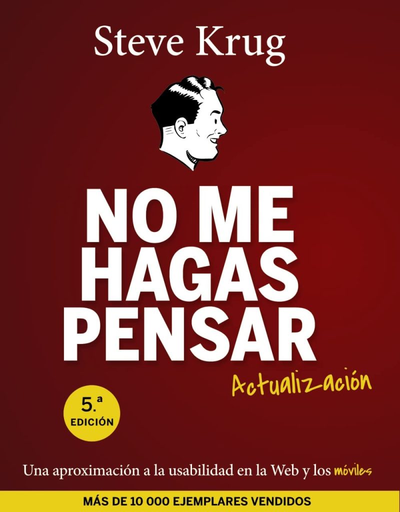 Portada del libro "no me hagas pensar"